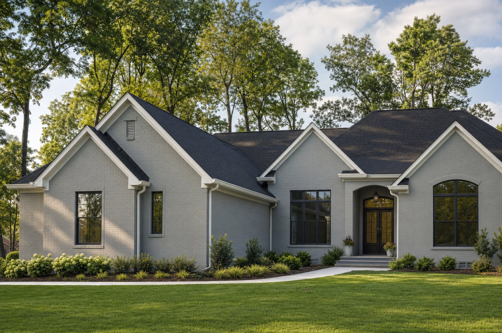 Painted brick cottage in Tellico Village